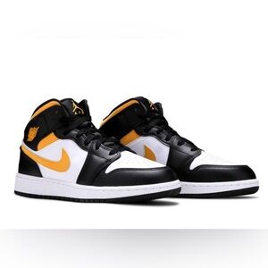 Air Jordan Mid 1 Men's White Pollen Mid